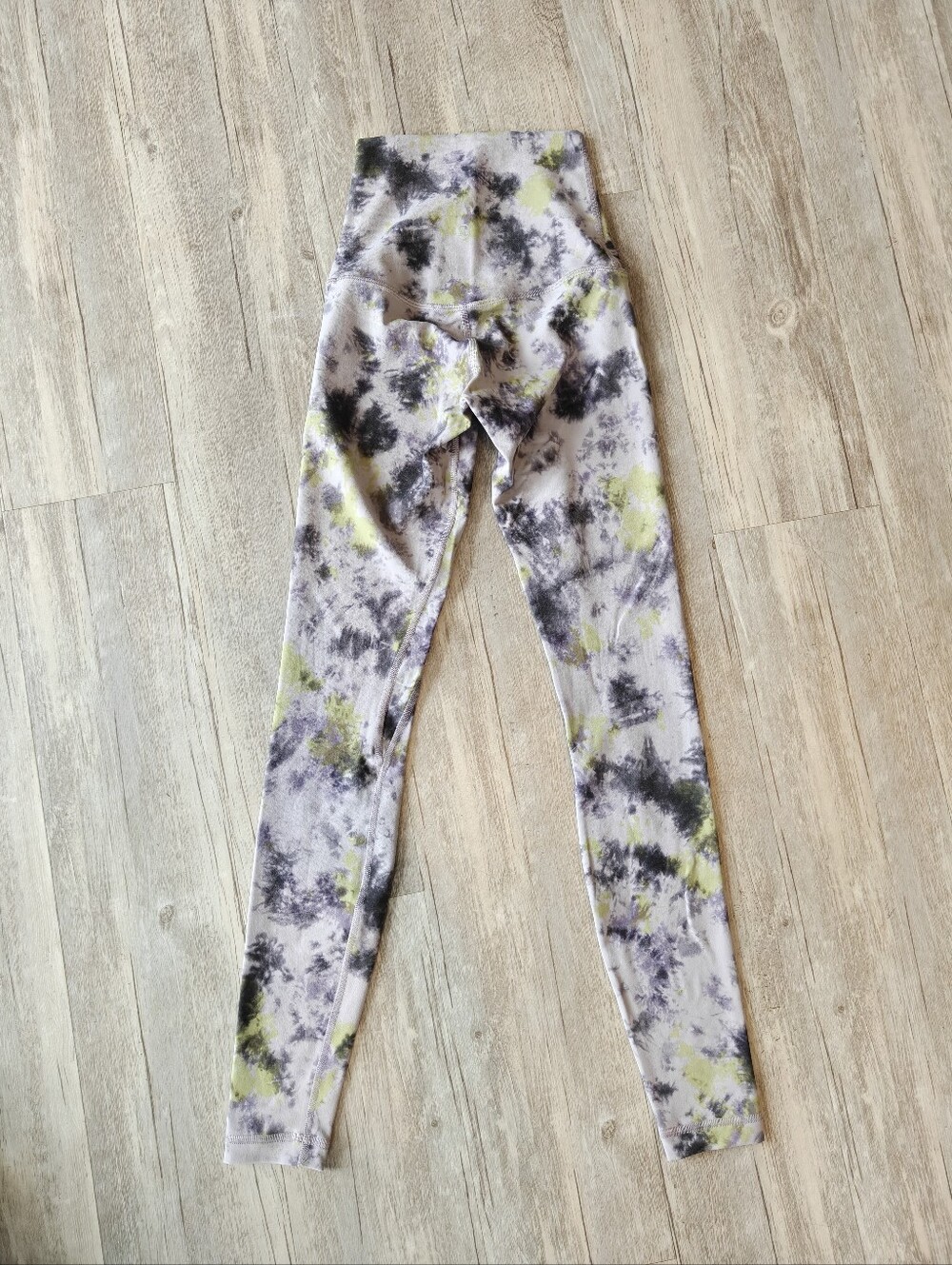 Lululemon Align Super-High-Rise Pant 27 "Radial Tie Dye Mauve Grey Multi Size 0